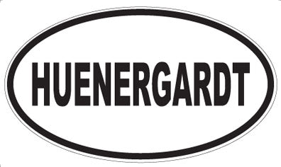 HUENERGARDT - Oval Magnet