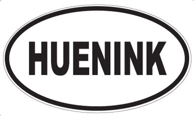 HUENINK - Oval Magnet