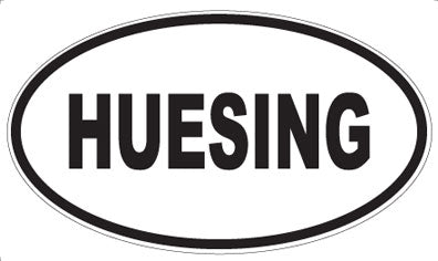 HUESING - Oval Magnet