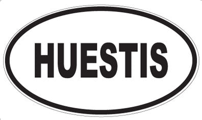 HUESTIS - Oval Magnet
