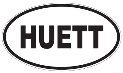 HUETT - Oval Magnet