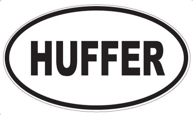 HUFFER - Oval Magnet