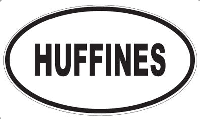 HUFFINES - Oval Magnet
