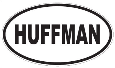 HUFFMAN - Oval Magnet
