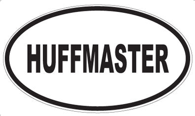 HUFFMASTER - Oval Magnet