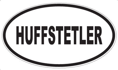 HUFFSTETLER - Oval Magnet