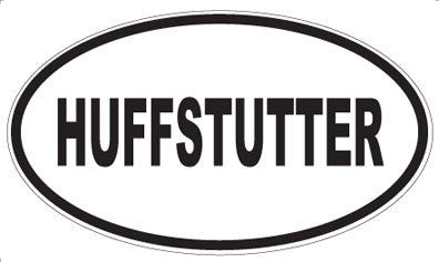 HUFFSTUTTER - Oval Magnet