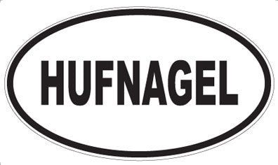 HUFNAGEL - Oval Sticker