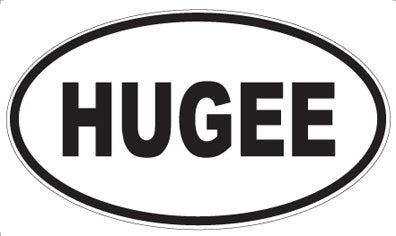 HUGEE - Oval Magnet