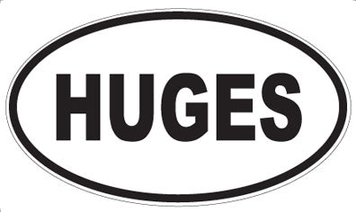 HUGES - Oval Magnet