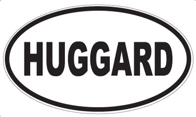 HUGGARD - Oval Magnet