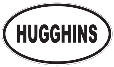 HUGGHINS - Oval Magnet
