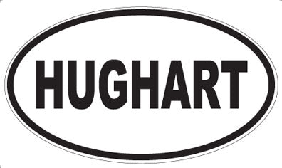 HUGHART - Oval Magnet
