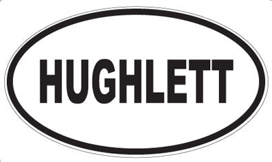 HUGHLETT - Oval Magnet