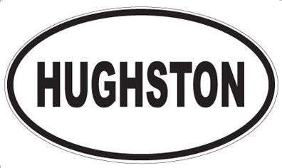 HUGHSTON - Oval Magnet