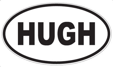 HUGH - Oval Magnet