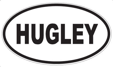HUGLEY - Oval Magnet