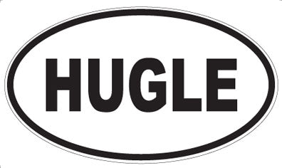 HUGLE - Oval Magnet