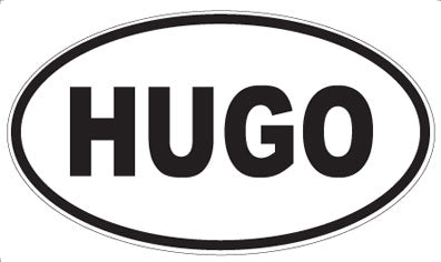 HUGO - Oval Sticker