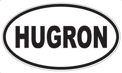 HUGRON - Oval Magnet
