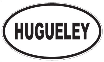 HUGUELEY - Oval Magnet