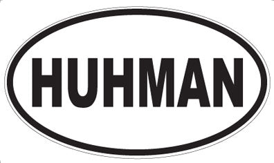 HUHMAN - Oval Magnet