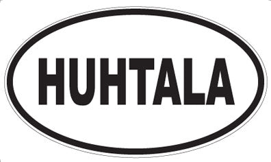 HUHTALA - Oval Sticker
