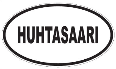 HUHTASAARI - Oval Magnet