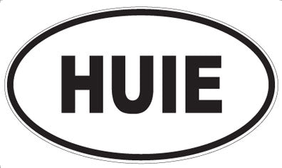 HUIE - Oval Magnet