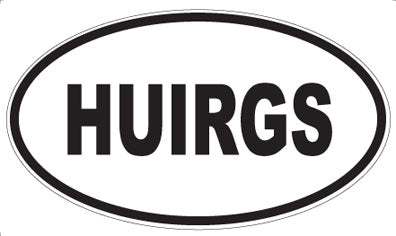 HUIRGS - Oval Magnet