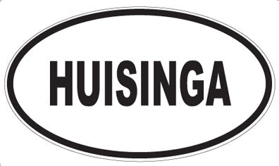 HUISINGA - Oval Magnet