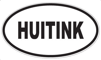 HUITINK - Oval Sticker