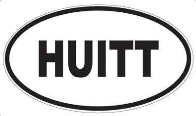 HUITT - Oval Magnet