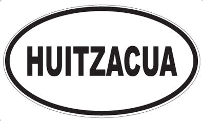 HUITZACUA - Oval Magnet