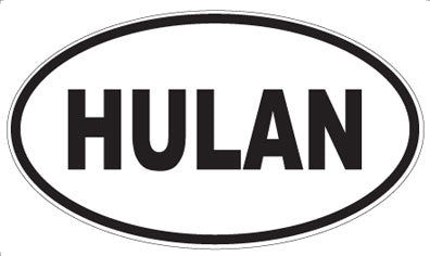 HULAN - Oval Magnet