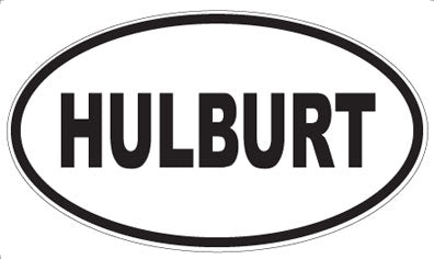 HULBURT - Oval Magnet