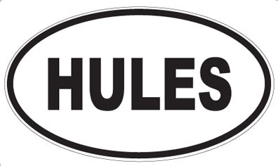 HULES - Oval Magnet