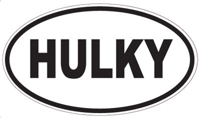HULKY - Oval Magnet
