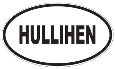 HULLIHEN - Oval Magnet