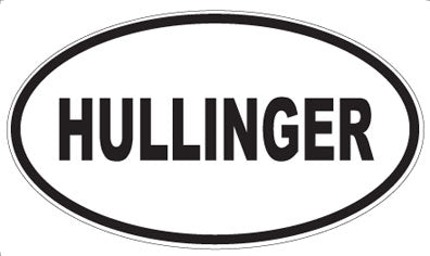 HULLINGER - Oval Magnet