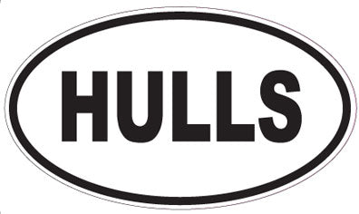 HULLS - Oval Magnet