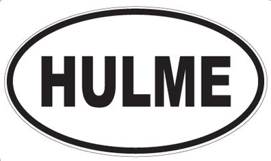 HULME - Oval Sticker