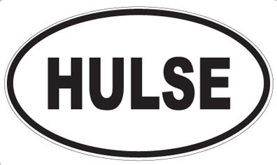 HULSE - Oval Sticker