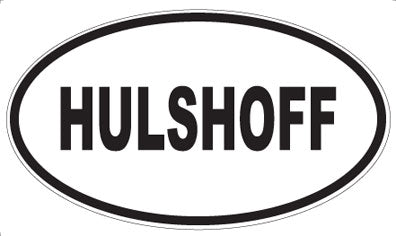 HULSHOFF - Oval Magnet