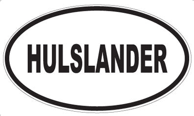 HULSLANDER - Oval Magnet