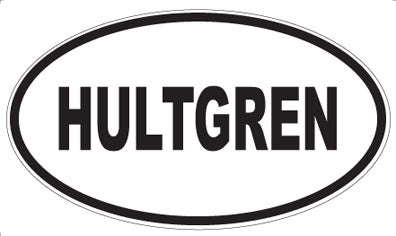 HULTGREN - Oval Magnet