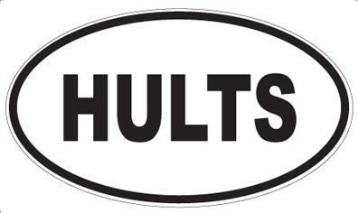 HULTS - Oval Magnet