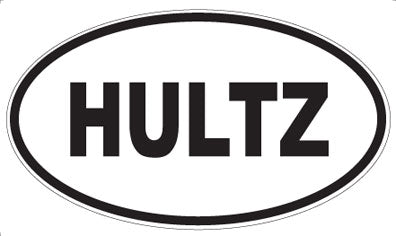 HULTZ - Oval Magnet