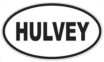 HULVEY - Oval Magnet