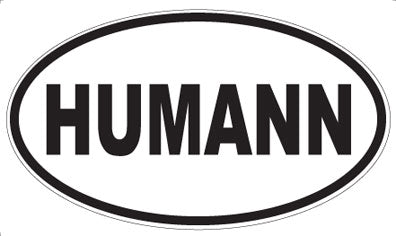 HUMANN - Oval Magnet